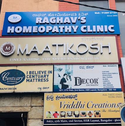 Raghav's Homeopathy | Homeopathy Clinic | HSR Layout | Bangalore