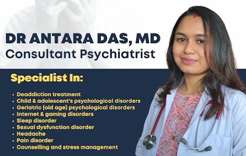 Dr Antara Das, MD Psychiatry | Doctor | Zoo Road near Commerce College | Guwahati