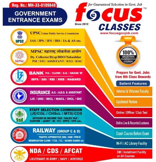 FOCUS CLASSES | education | near Gav Devi Mandir | Thane
